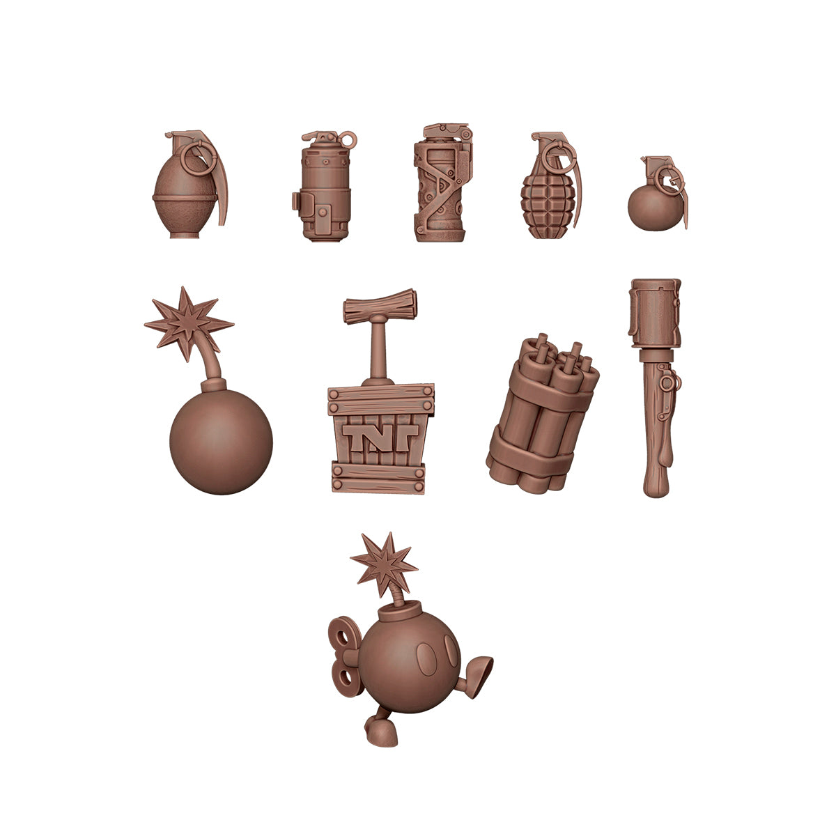 AKBIT0028 Bombs & Grenades
