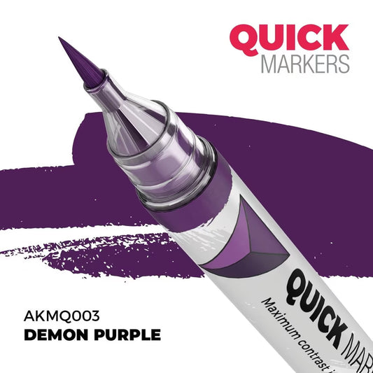 AKMQ003 - Quick Markers: Demon Purple