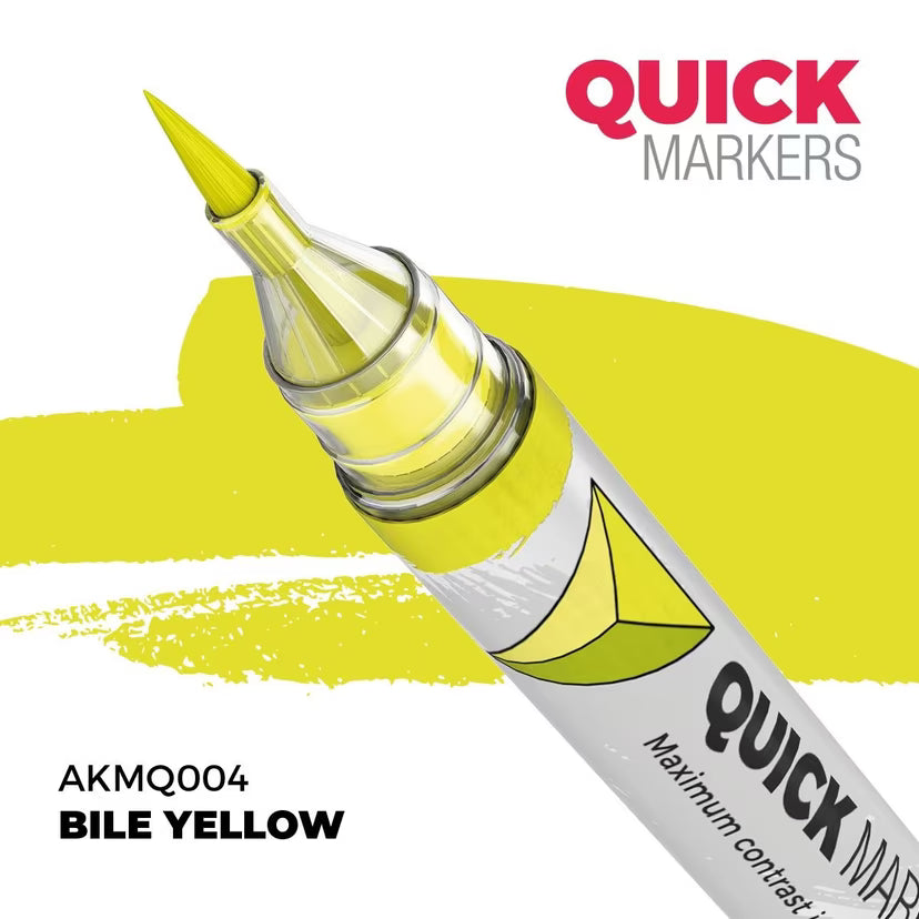 AKMQ004 - Quick Markers: Bile Yellow