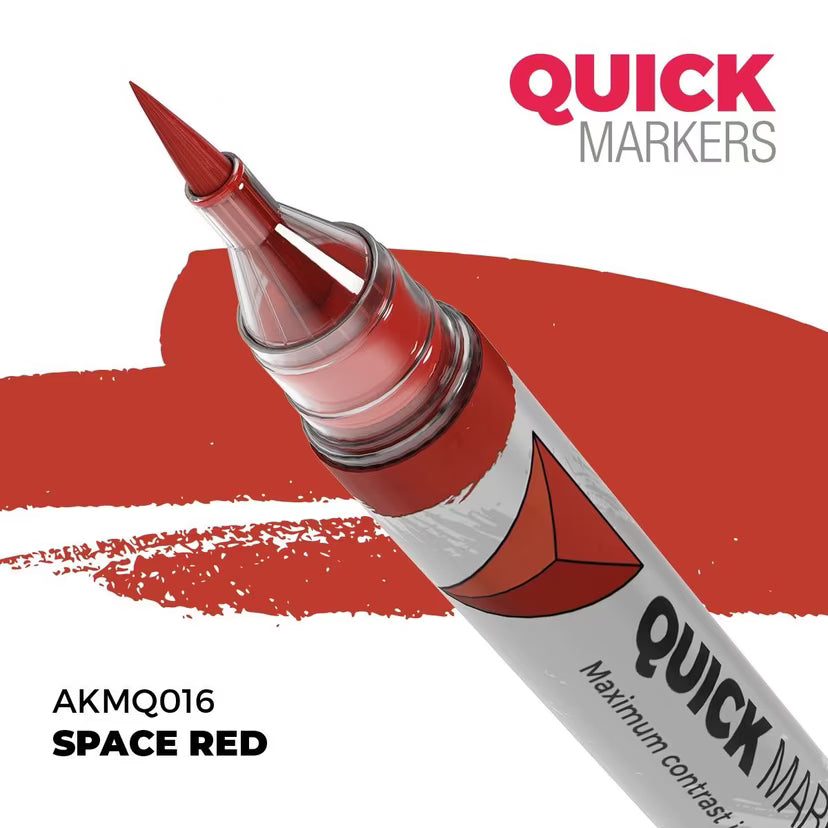 AKMQ016 - Quick Markers: Space Red