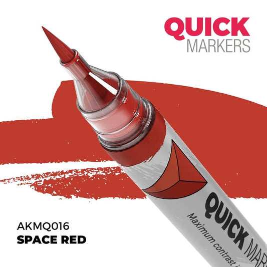 AKMQ016 - Quick Markers: Space Red