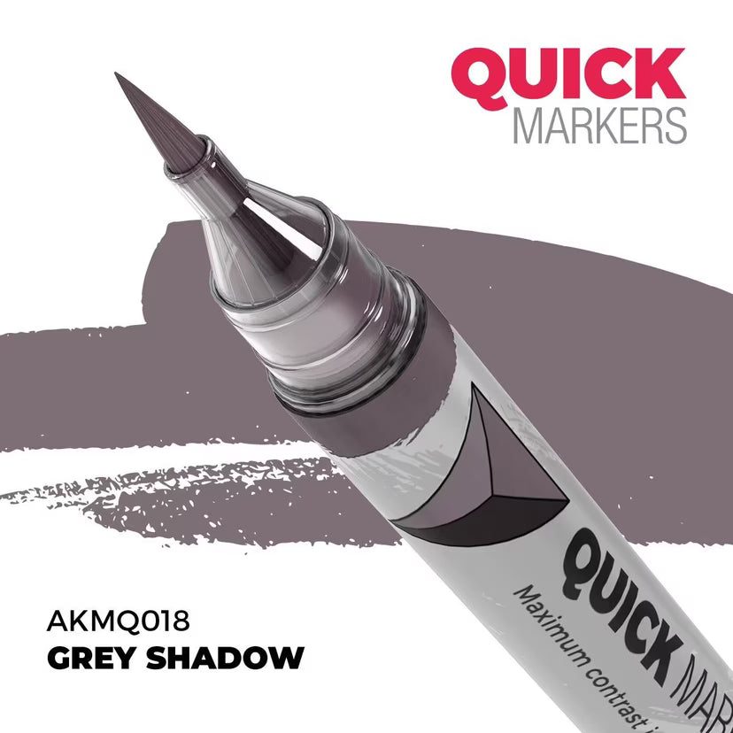 AKMQ018 - Quick Markers: Grey Shadow
