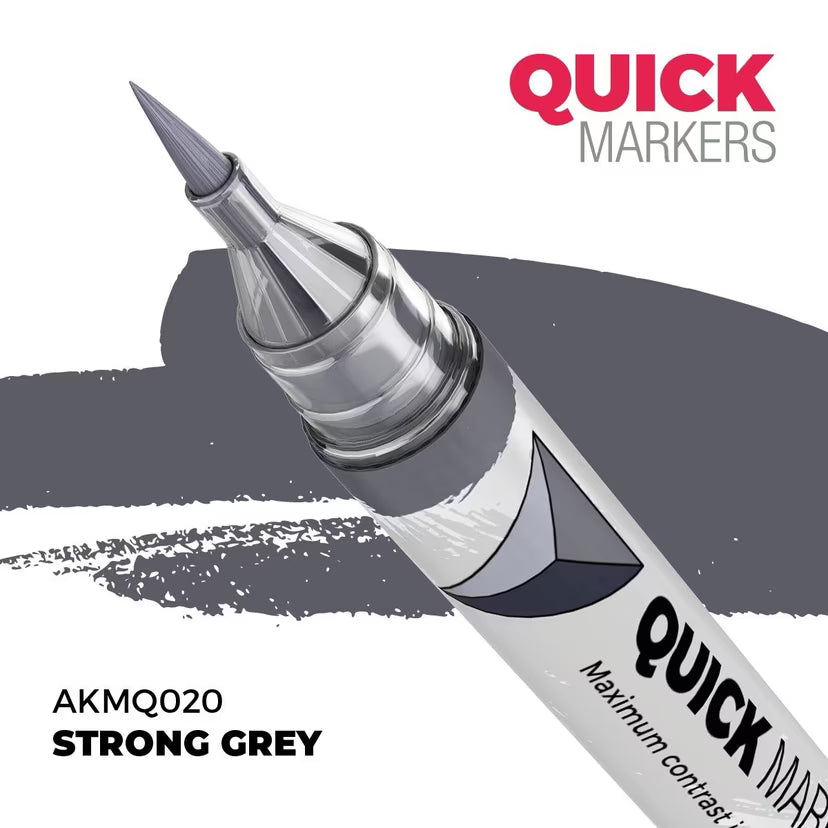 AKMQ020 - Quick Markers: Strong Grey