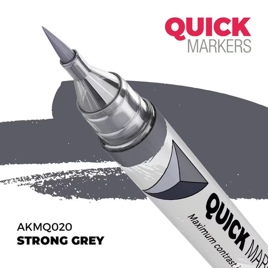 AKMQ020 - Quick Markers: Strong Grey