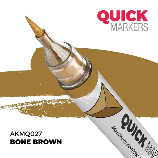AKMQ027 - Quick Markers: Bone Brown