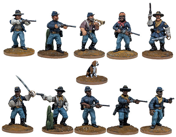 DMH Plastic US Cavalry/Buffalo Soldiers