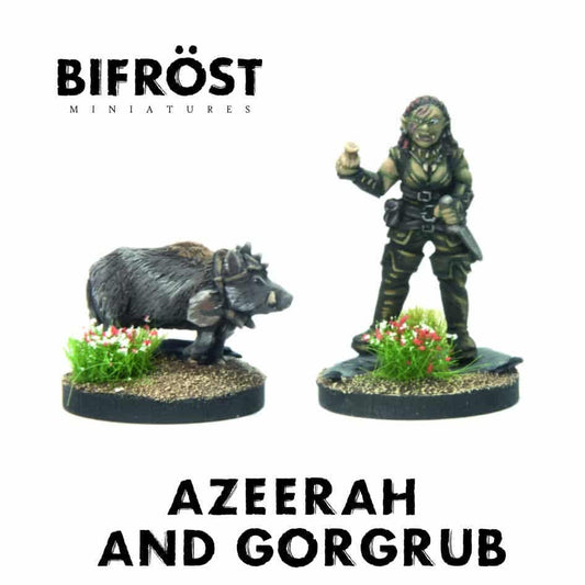 Azeerah/Gorgrub - Half Orc Thief and War Pig