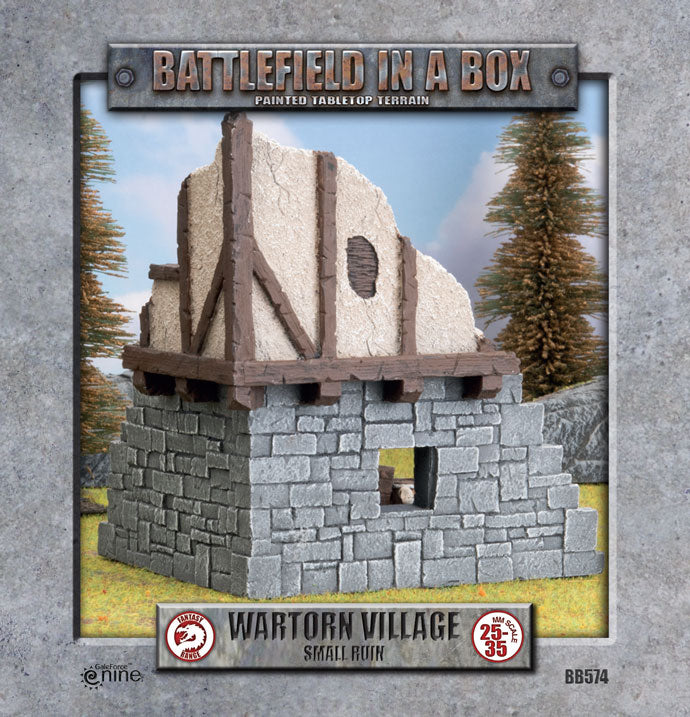Battlefield in a Box: Wartorn Village - Small Ruin (BB574)