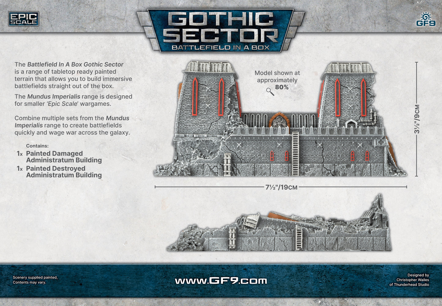 Gothic Sector: Mundus Imperialis - Administratum (Damaged & Destroyed)