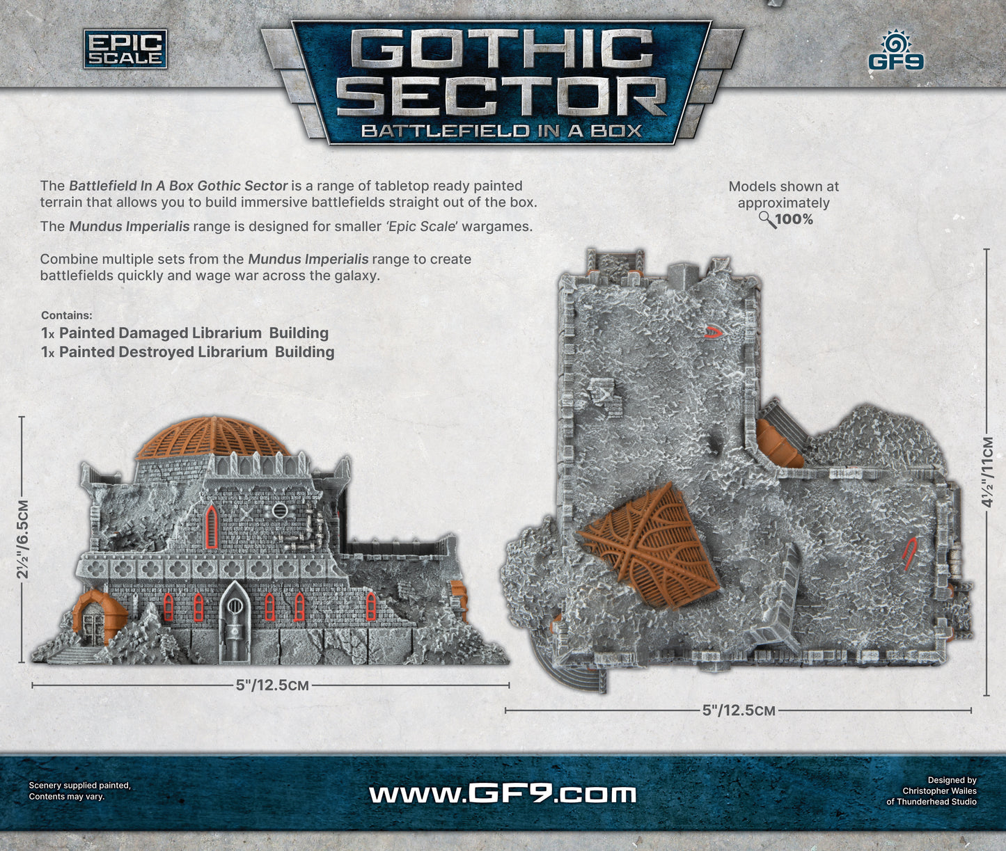 Gothic Sector: Mundus Imperialis - Librarium (Damaged & Destroyed)