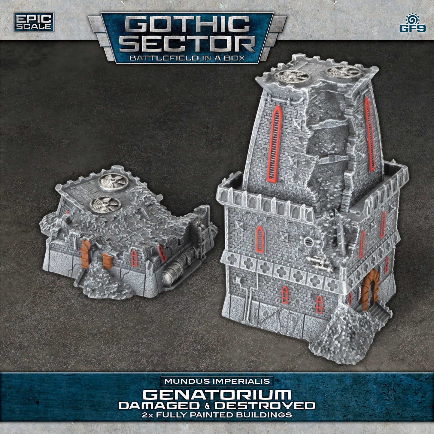 Gothic Sector: Mundus Imperialis - Genatorium (Damaged & Destroyed)