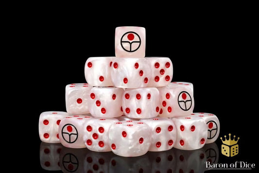 Baron of Dice: Universal Peace White Dice Set