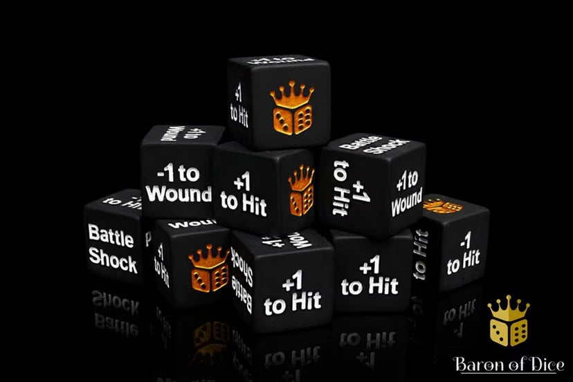 Baron of Dice: Battleshock and Counter Dice Set