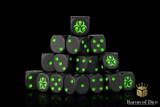 Baron of Dice: Black Plague Dice Set
