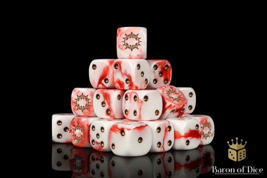 Baron of Dice: Carnage White Dice Se