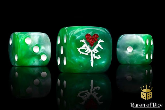 Baron of Dice: Reincarnate Rose Dice Set