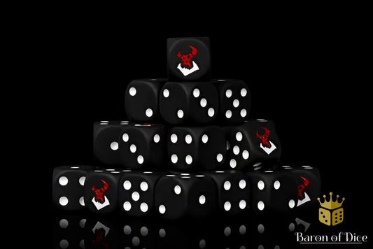 Baron of Dice: Black Orcs Dice Set