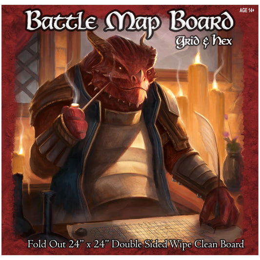 Battle Map Board: Grid & Hex