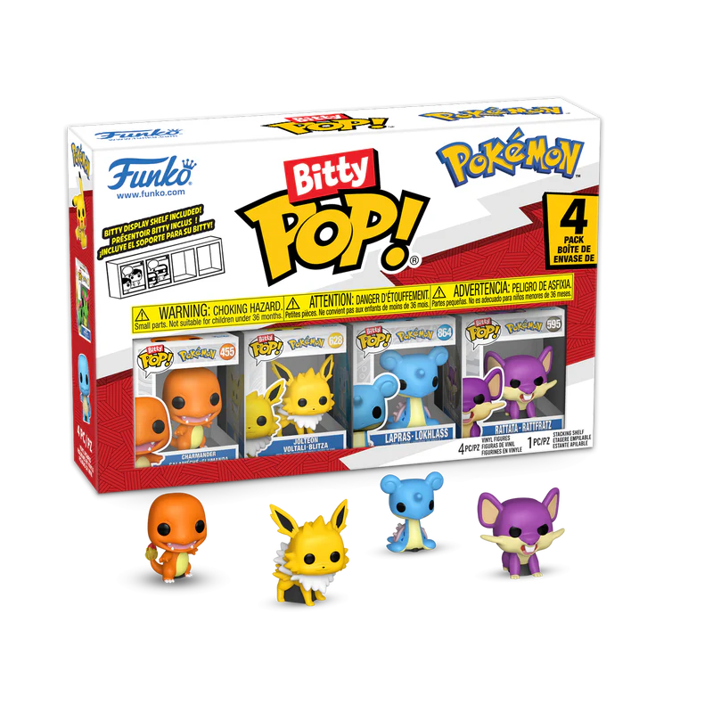 Pokémon: Bitty POP! Vinyl Figure 4-Pack Series 2