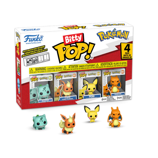Pokémon: Bitty POP! Vinyl Figure 4-Pack Series 3