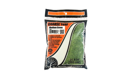 WT64 Medium Green Coarse Turf (Bag)