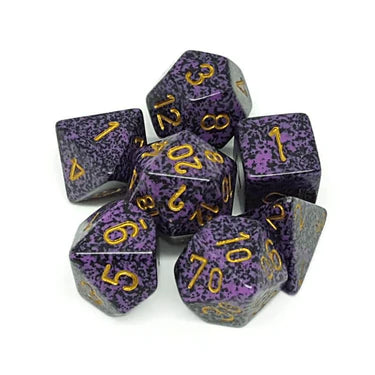 Chessex Speckled Polyhedral 7-Die Set - Hurricane