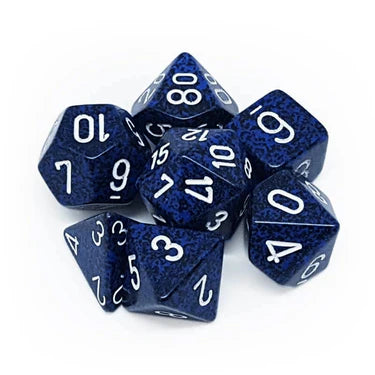 Chessex Speckled Polyhedral 7-Die Set - Stealth
