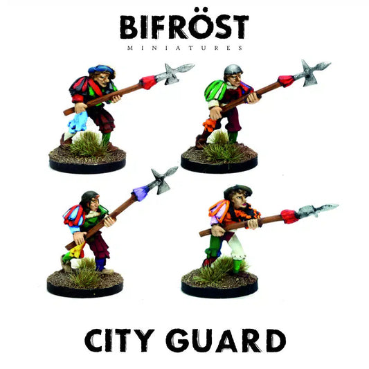 Human City Guard - Halberd Pack B