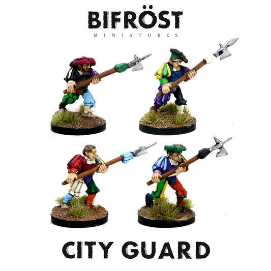 Human City Guard - Halberd Pack C