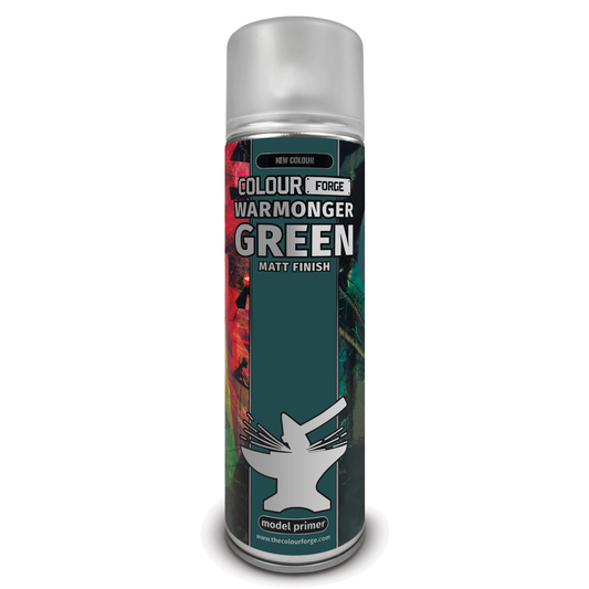 Colour Forge Warmonger Green Spray (500ml)