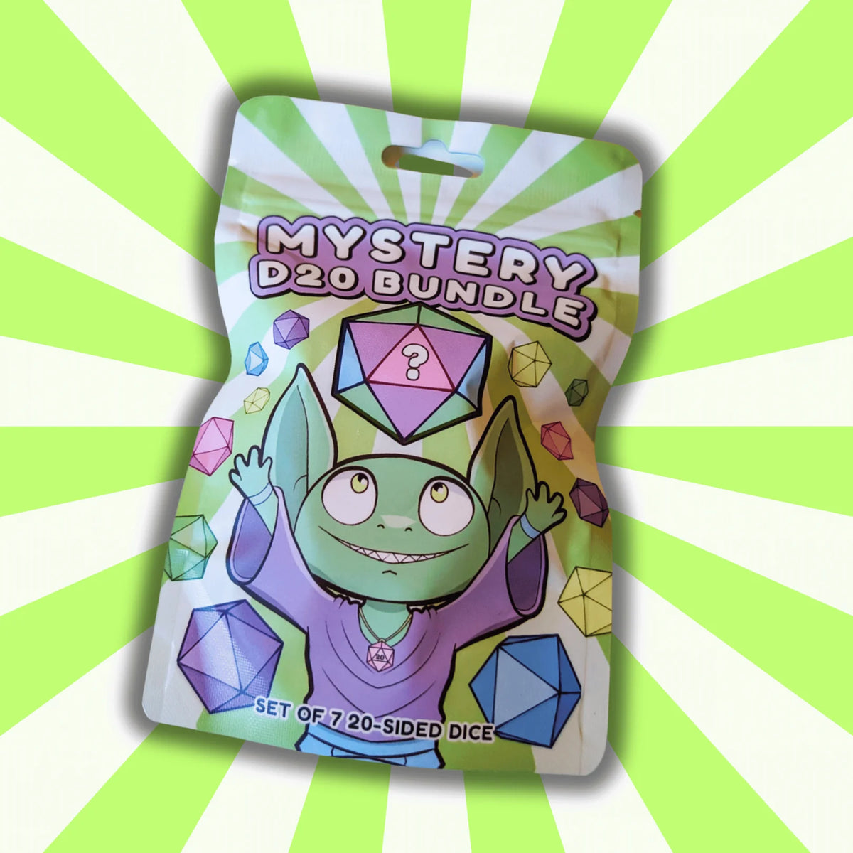 D20 Bundle Bags - Mystery Dice Goblin