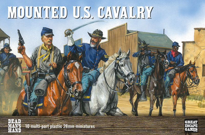 DMH Plastic Mounted US Cavalry & Buffalo Soldiers
