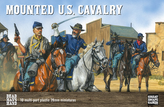 DMH Plastic Mounted US Cavalry & Buffalo Soldiers