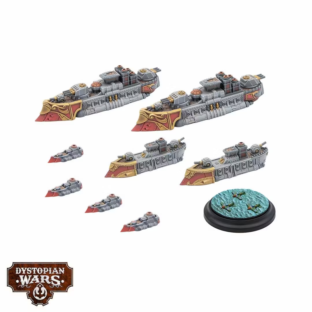 Dystopian Wars: Crown Frontline Squadrons