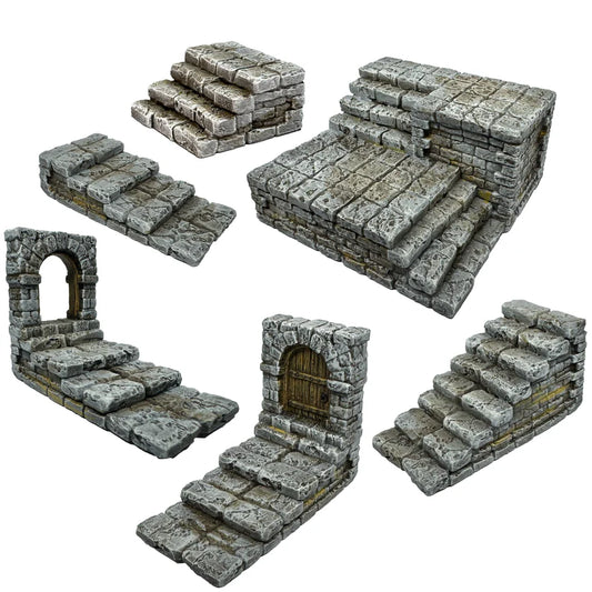 DB003 Dungeon Builder Stairs Set (6)