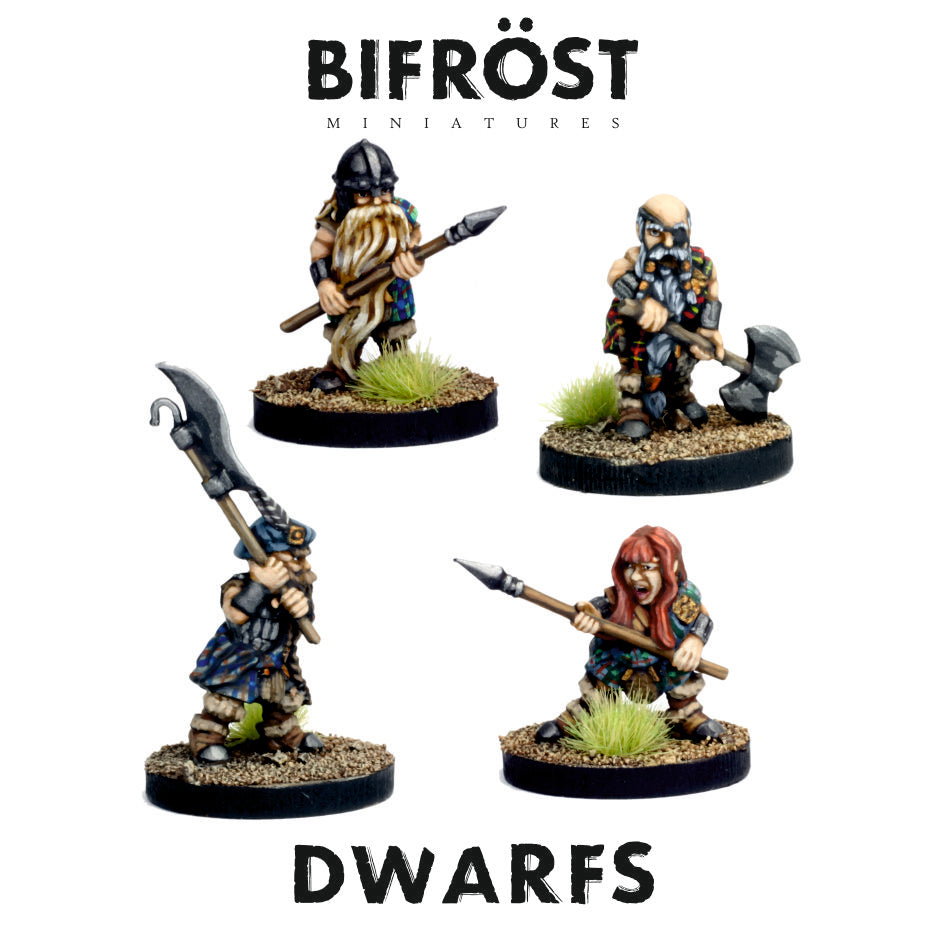 Highland Dwarfs with Two-Handed Weapons