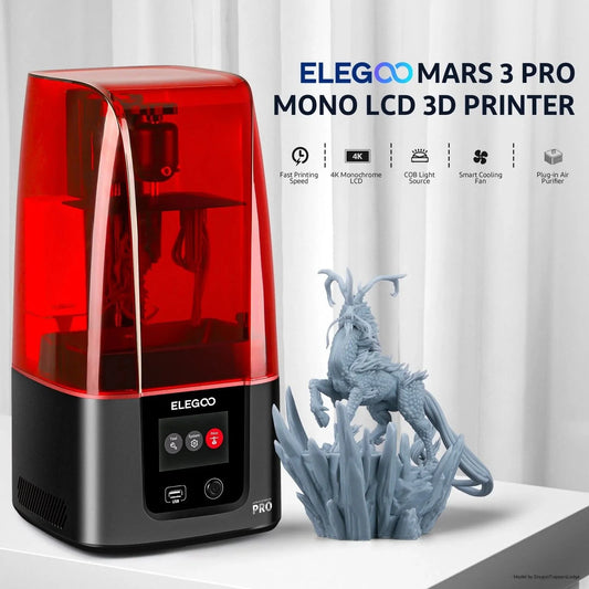 ELEGOO Mars 3 Pro 4K 3D Printer