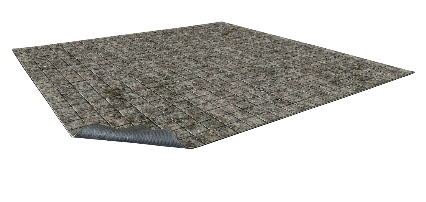 Flagstone Floor Gaming Mat 2x2