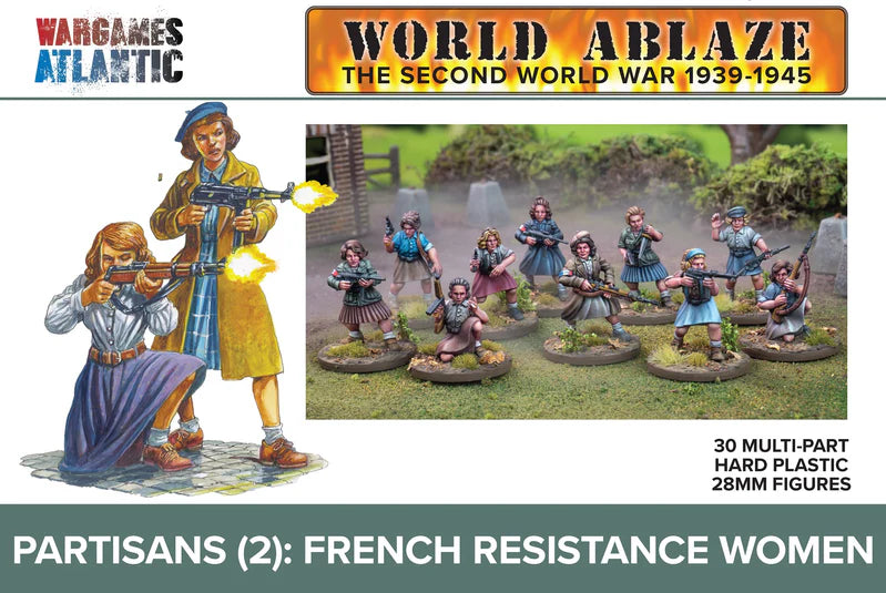 Partisans, French Resistance Women - Wargames Atlantic