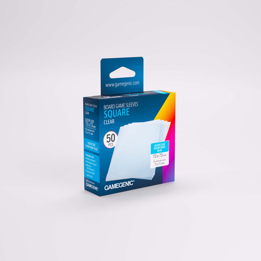 Gamegenic Board Game Sleeves Square Clear Prime (100 ct.)