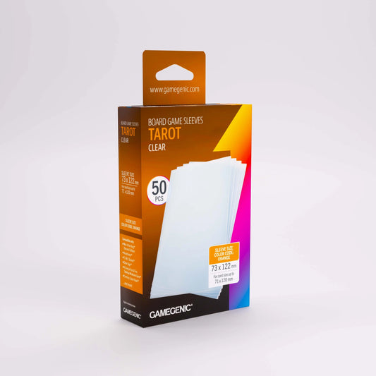Gamegenic Board Game Sleeves Tarot-Size Clear (100 ct.)
