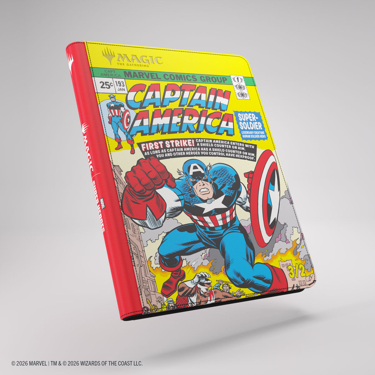 Gamegenic: Marvel Super Heroes Zip-Up Album 18-Pocket - Captain America/Black Panther