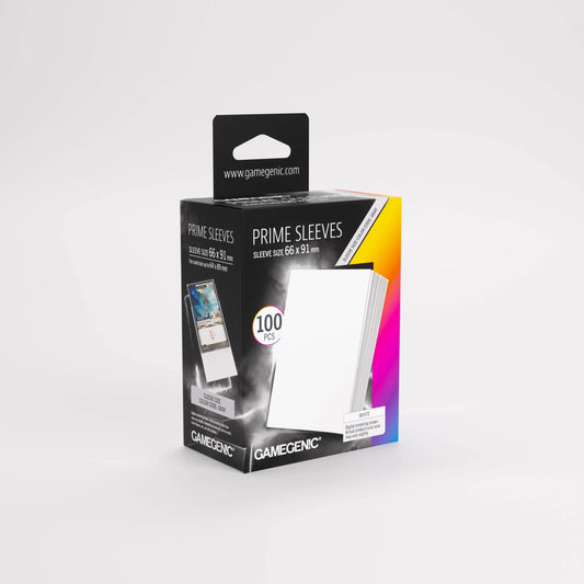 Gamegenic Prime Sleeves White 66x91 (100 ct.)