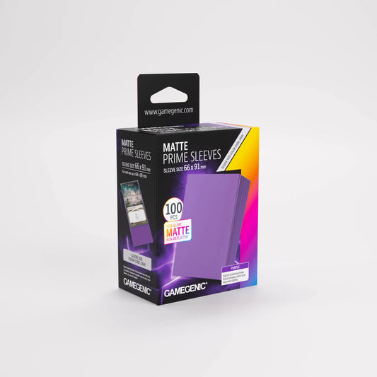 Gamegenic Matte Prime Sleeves Purple 66x91 (100 ct.)