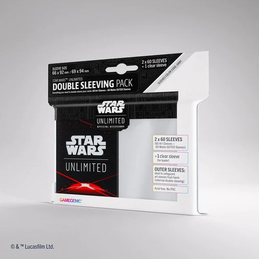 Star Wars : Unlimited Double Sleeving Pack – Space Red