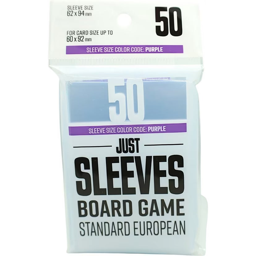 Gamegenic Just Sleeves: Standard European (50)