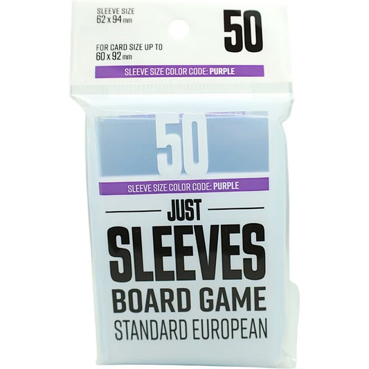 Gamegenic Just Sleeves: Standard European (50)
