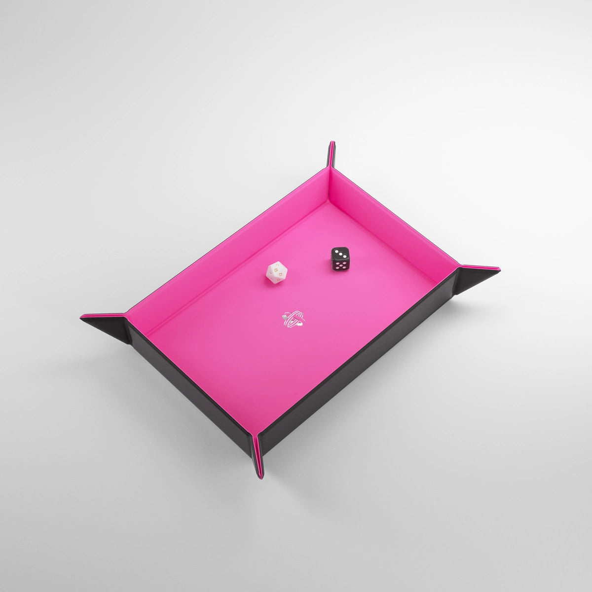Gamegenic Magnetic Dice Tray Rectangular (Black/Pink)