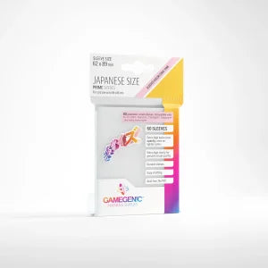 Gamegenic PRIME Japanese Sleeves White