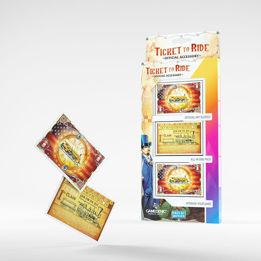 Ticket to Ride Art Sleeves